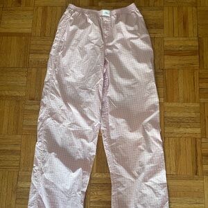 Aritzia TNA Light Pink Boxer Pants